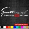 Вінілова наклейка на автомобіль - Sports mind produced by KIA Racing